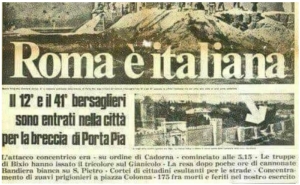 LA BRECCIA DI PORTA PIA ATTO DI VERITÀ